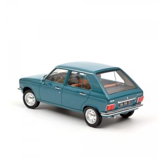 Peugeot 104 GL 1977 - Régence Blue Norev 1:18 Metallmodell (Türen/Hauben nicht zu öffnen!)